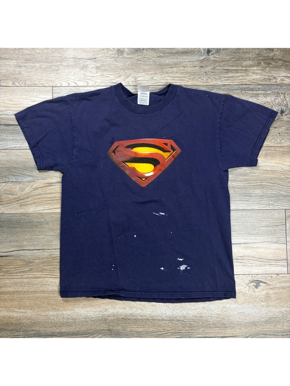 06 Superman Returns navy graphic T-shirt